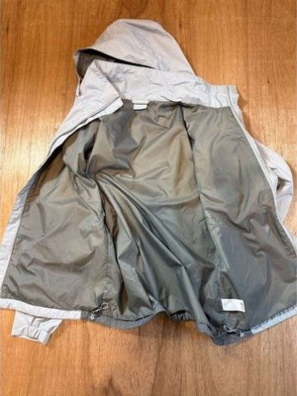 Columbia Omni-Tech Rain Jacket Men's M Gray Colorblock Hooded Full Zip - Picture 3 of 12